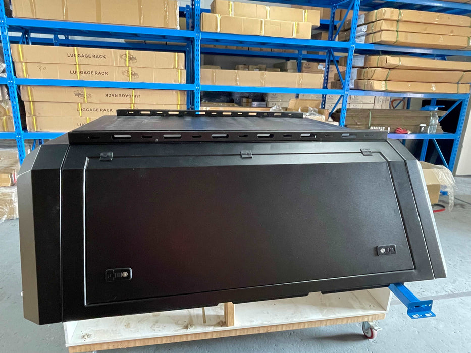 our new Steel Canopy is a top-tier choice among Ssangyong Musso accessories. Custom-made for the Ssangyong Musso, this canopy promises to facilitate better cargo management and improve your utility needs.