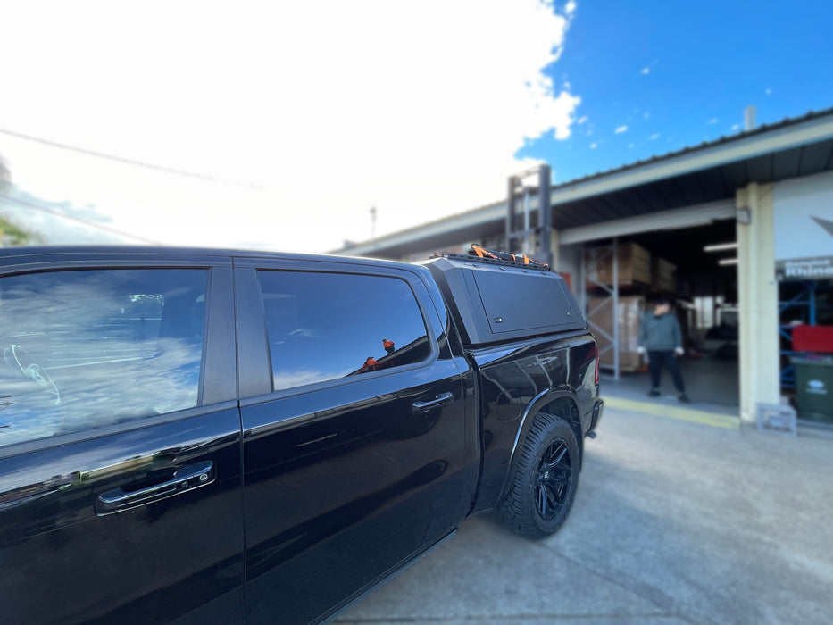 Black aluminium ute canopy for GWM Cannon Alpha