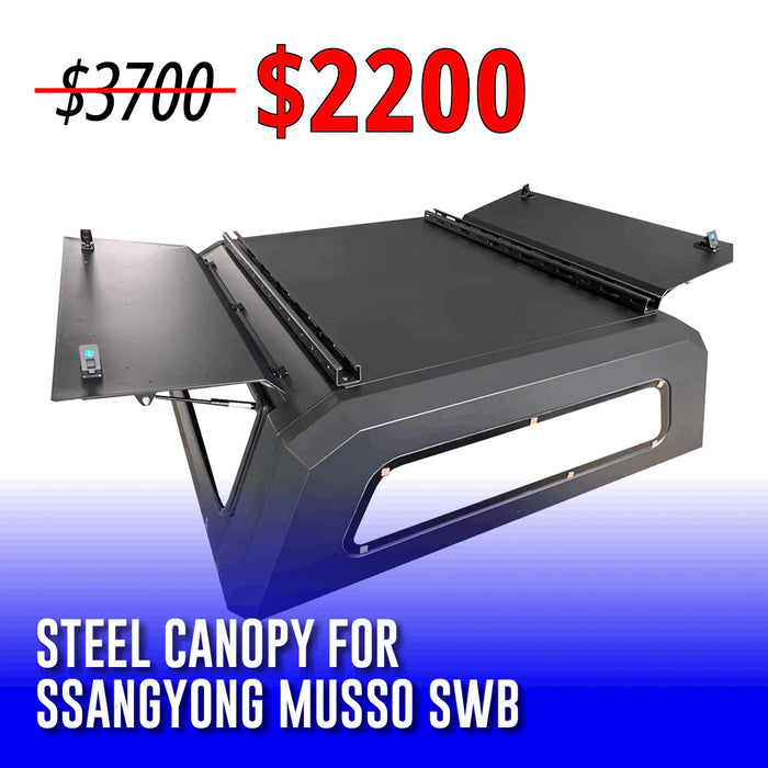 Steel Canopy for Ssangyong Musso SWB