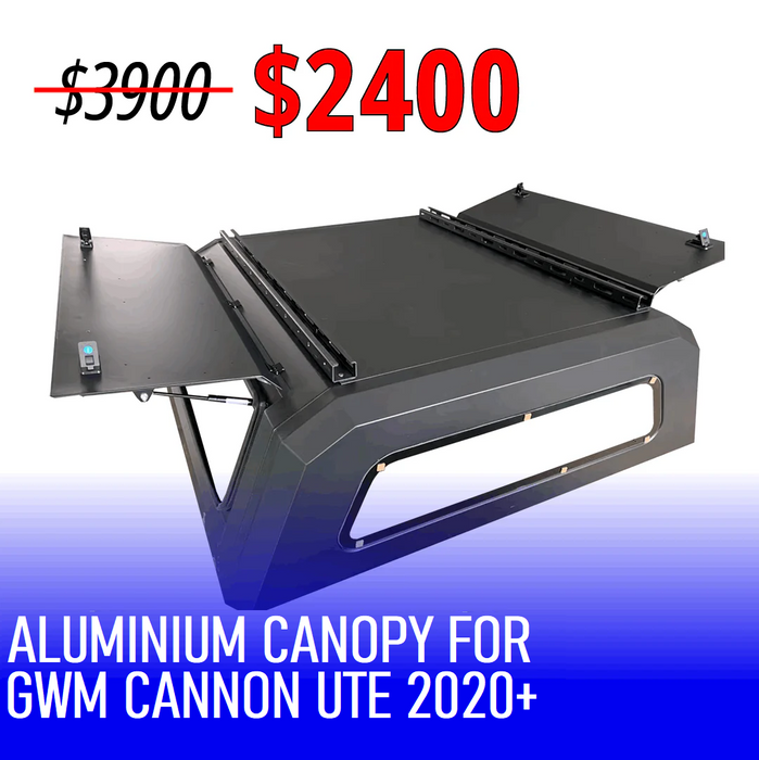 GWM Cannon Aluminium Canopy | Ute 2020+ | Heavy Duty Ute Canopies