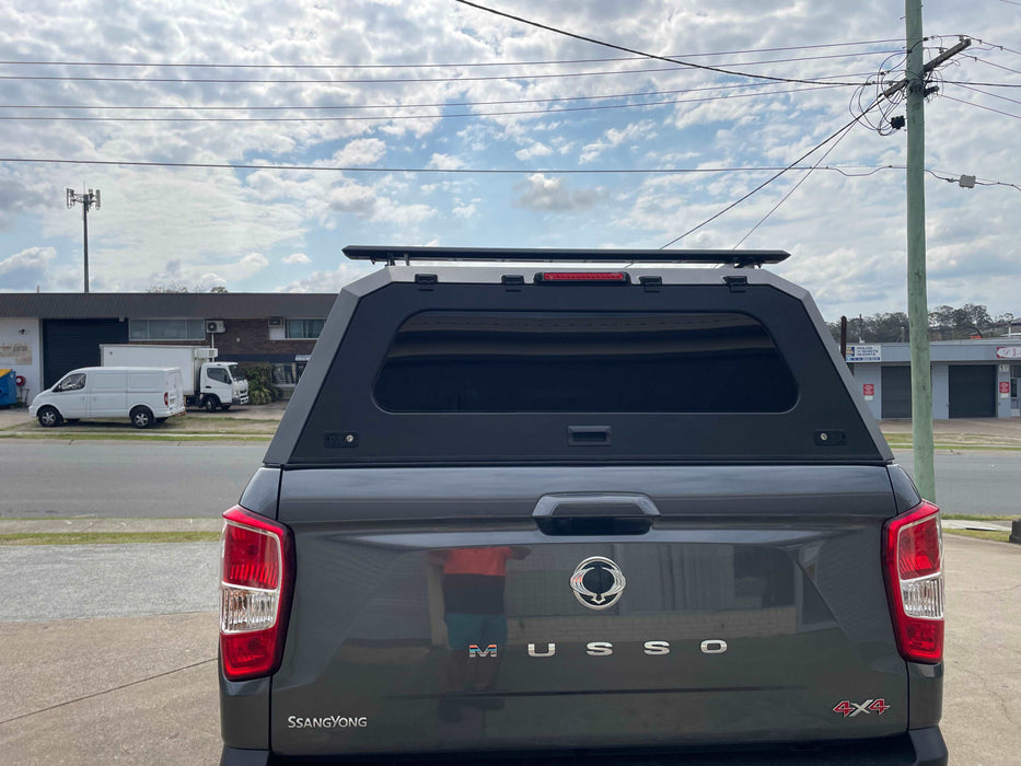 Ssangyong Musso SWB Aluminium Canopy With Window Side Door | Heavy Duty Ute Canopies