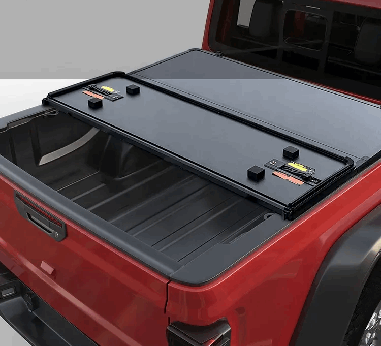 Hard Tri-fold Tonneau Cover, exclusively designed for your Ssangyong Musso. promising to facilitate better cargo management and improve your utility needs.