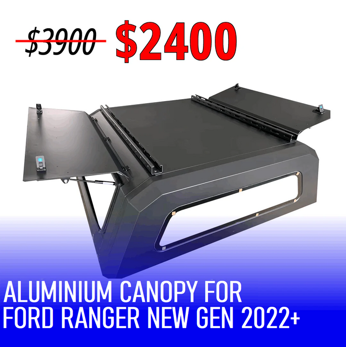 Ford Ranger Aluminium Canopy | Ford Ranger New Gen 2022+ | Heavy Duty Ute Canopies