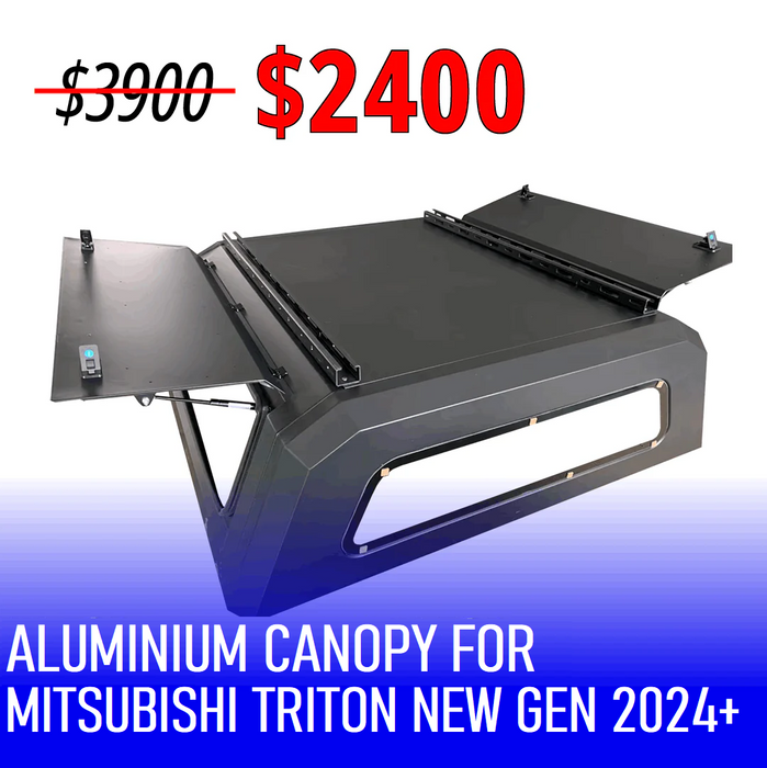 Mitsubishi Triton New Gen 2024+ Aluminium Canopy | Heavy Duty Ute Canopies