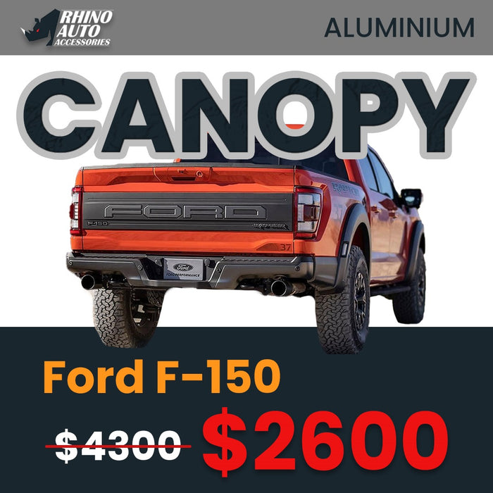 Ford F-150 Aluminium Canopy| New Gen 2023+| Heavy Duty Ute Canopies